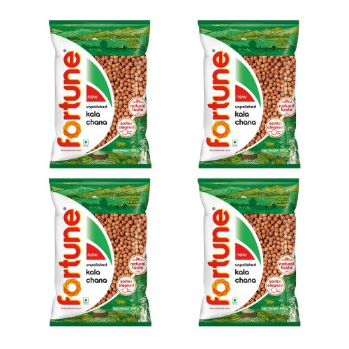 Fortune Brown Chickpea / Kala Chana (Bundle of 4 x 500g) - 2Kg