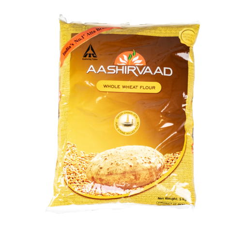 Aashirvaad Whole Wheat Atta (5kg) - Damaged Packaging