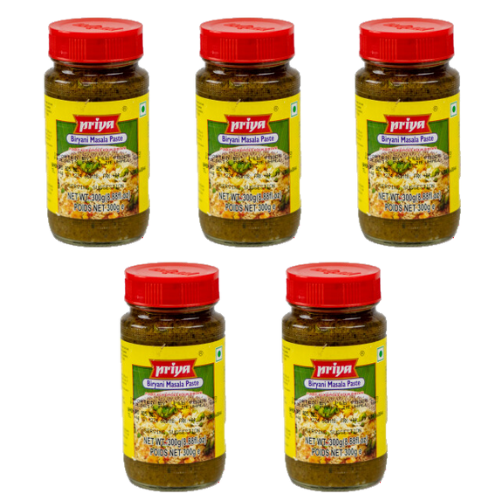 Priya Biryani Masala Paste (Bundle of 5 x 300g)