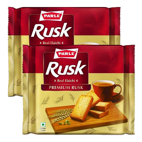 Parle Premium Elaichi Rusk (Bundle of 2 x 200g)