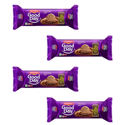 Britannia Good Day Chocochip (Bundle of 4 x 120g)