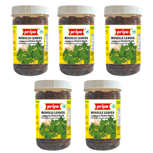 Priya Roselle Leaves Paste - PET JAR (Bundle of 5 x 300g)