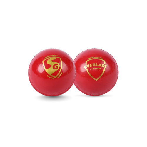 SG Everlast Synthetic Cricket Ball (Red) (1pc)