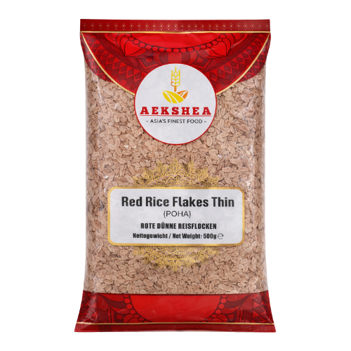 Aekshea Red Poha / Red Rice Flakes (500g)