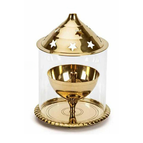 Brass Akhand Jyot Stand 6inch / Diya / Oil Lamp (1pc)