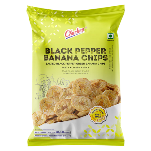 Charliee Black Pepper Banana Chips (150g)