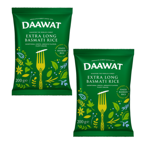 Free Daawat Extra Long Basmati Rice (Bundle of 2 x 200g)