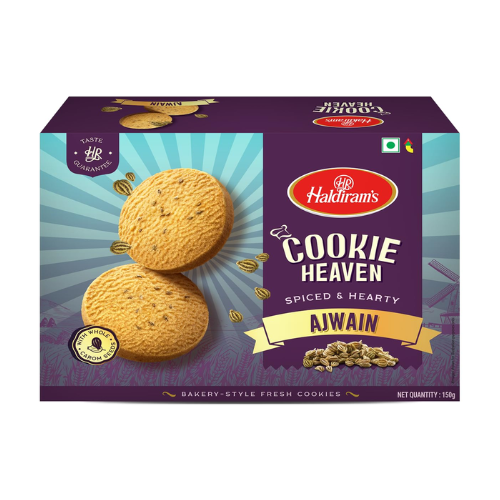 Haldiram's Cookie Heaven Ajwain Cookies (150g)