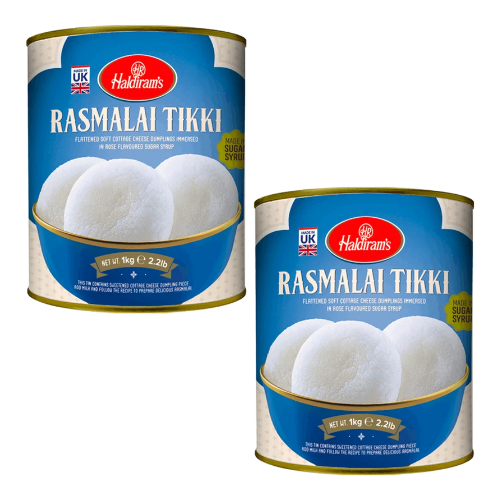 Haldiram's Rasmalai Tikki (12pcs) (Bundle of 2 x 1Kg) - 2Kg