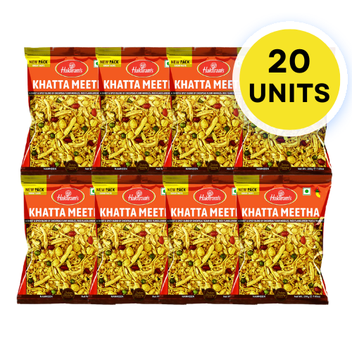 Haldiram's Khatta Meetha (Bundle of 20 x 200g)