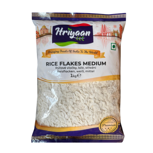 Hriyaan Poha / Powa / Flattened Rice - Medium (1kg)