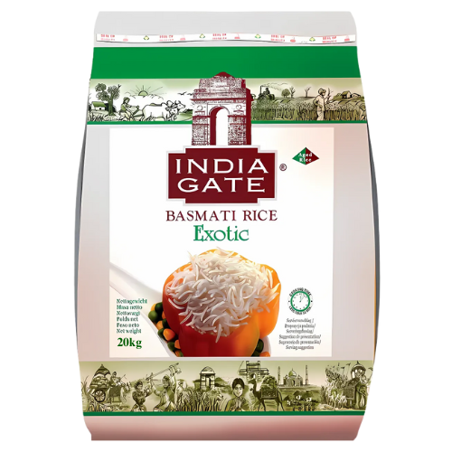 India Gate Exotic Basmati Rice (20kg)