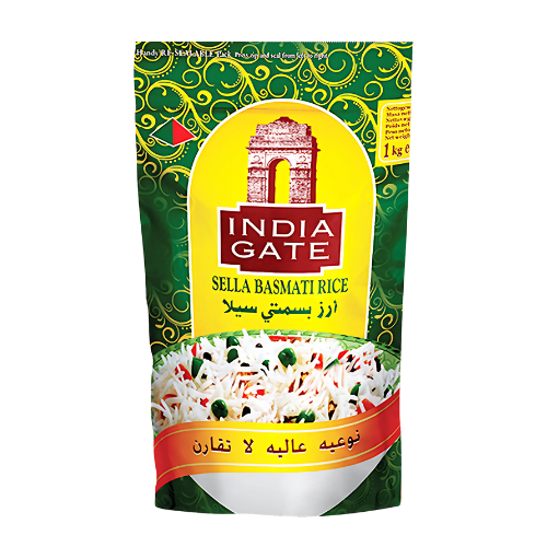 Free India Gate Sella Basmati Rice (1kg)