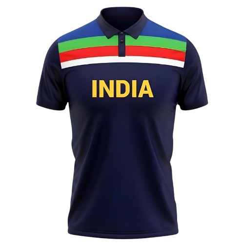 Free India 1992 Retro Cricket Fan Inspired Jersey - S (1pc)