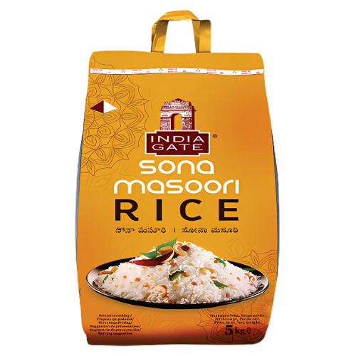 India Gate Sona Masoori Rice (5kg)