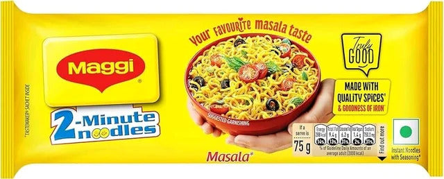 Maggi 2-Minute Noodles Masala - Pack of 4 (300g)