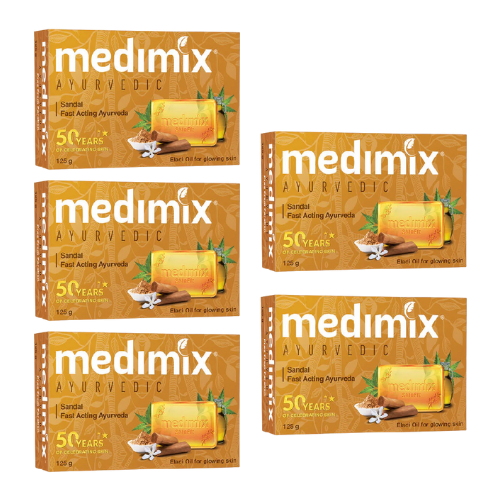 Medimix Sandal Soap (Bundle of 5 x 125g)