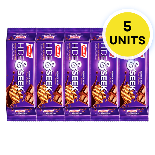 Parle Hide and Seek Chocolate Chip (Bundle of 5 x 82.5g)