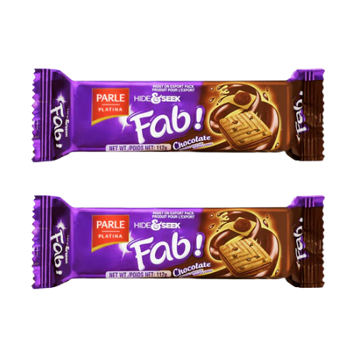 Parle Hide and Seek Fab Chocolate (Bundle of 2 x 112g)