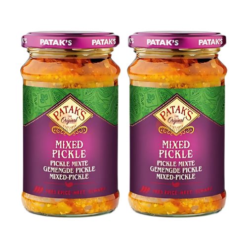 Patak's Mixed Pickle Hot (Bundle of 2 x 283g)