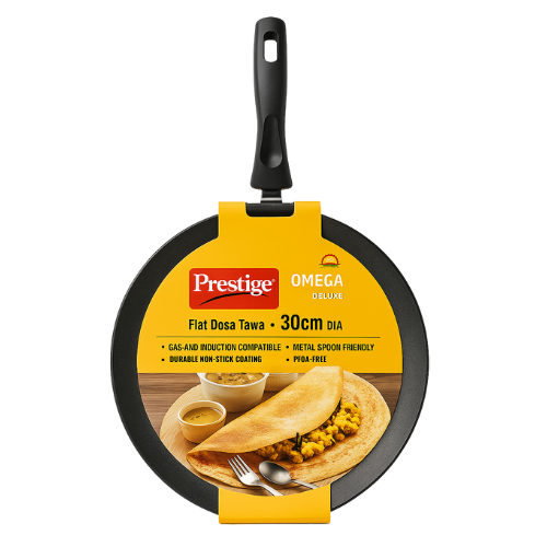Buy Prestige Omega Delux Induction Base Non Stick Flat Dosa Tava