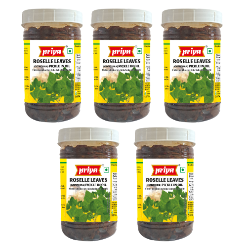 Priya Gongura without Garlic (Bundle of 5 x 300g)