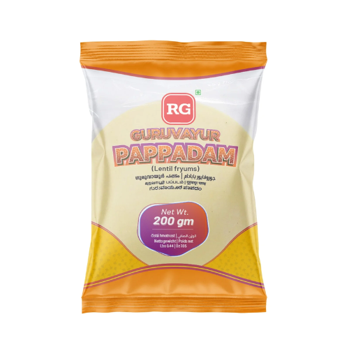 RG Guruvaur Pappadam / Papad (200g)