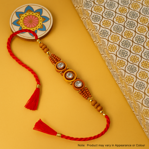 Sandalwood Spark Rakhi (D3041) (1pc)