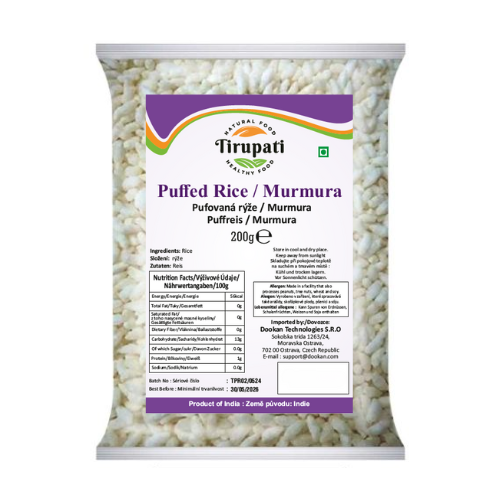 Tirupati Mamra / Mumra / Puffed Rice (200g) - Damaged Packaging