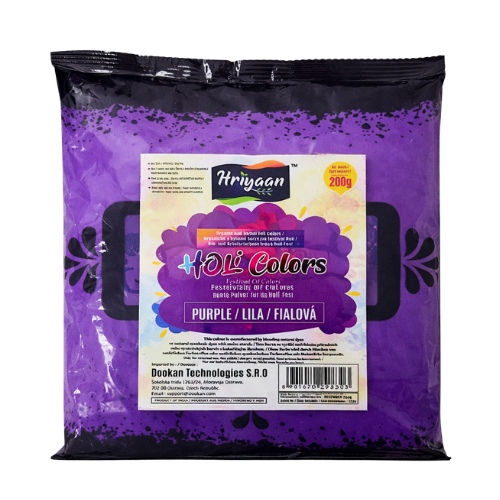 Hriyaan Holi Colour Powder Purple (200g)