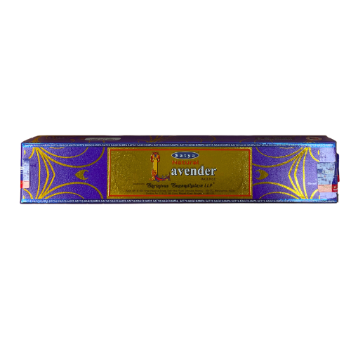 Satya Nag Champa Natural Lavender Agarbatti / Incense Sticks (15g)