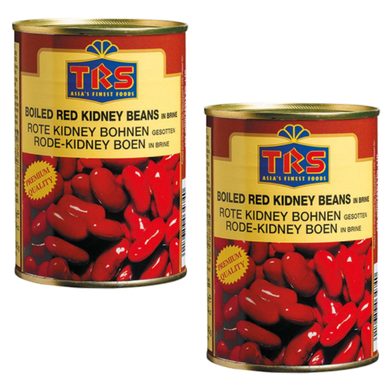 TRS Canned Boiled Red Kidney Beans (Bundle of 2 x 400g) - 800g