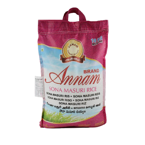 Annam Sona Masoori Rice (10kg) - Damaged Packing