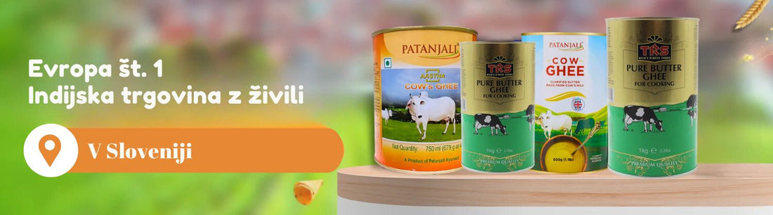 Kupite čisti indijski ghee na spletu v Sloveniji