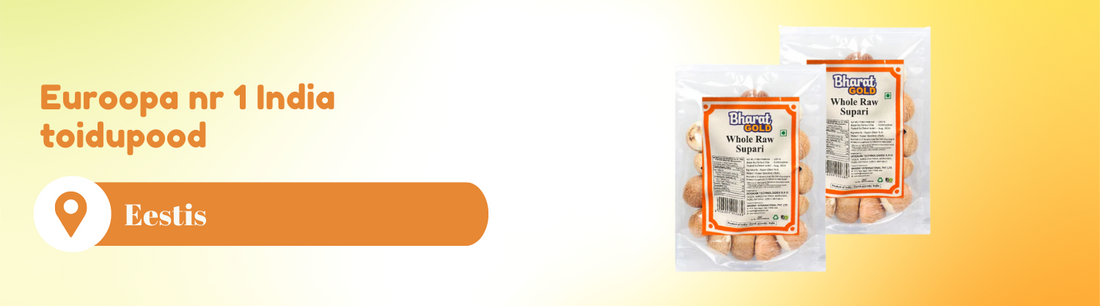 Osta India betelpähklit (Supari) veebist Estland