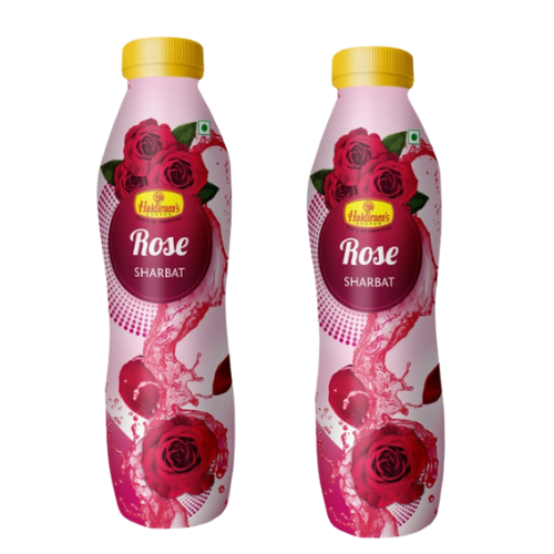 Haldiram's Rose Sharbath (Bundle of 2 x 750ml)