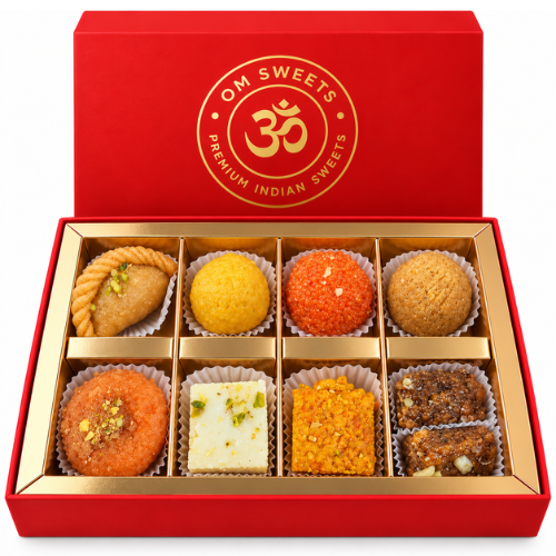 Om Sweets Mixed Sweets Box  (300g)