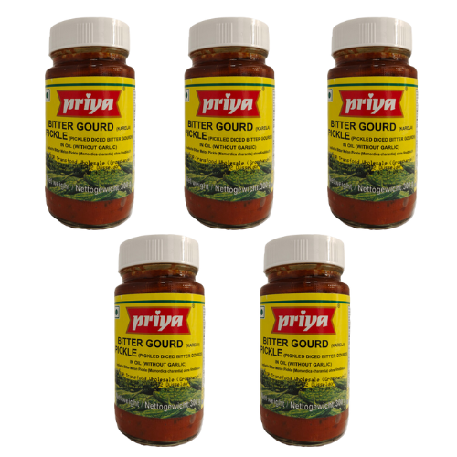 Priya Karela / Bitter Gourd Pickle (Bundle of 5 x 300g)