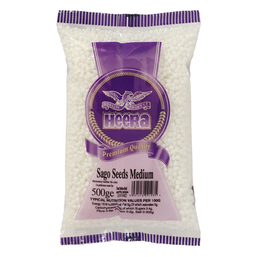 Heera Indian Sago Seeds / Sabudana Medium (500g)