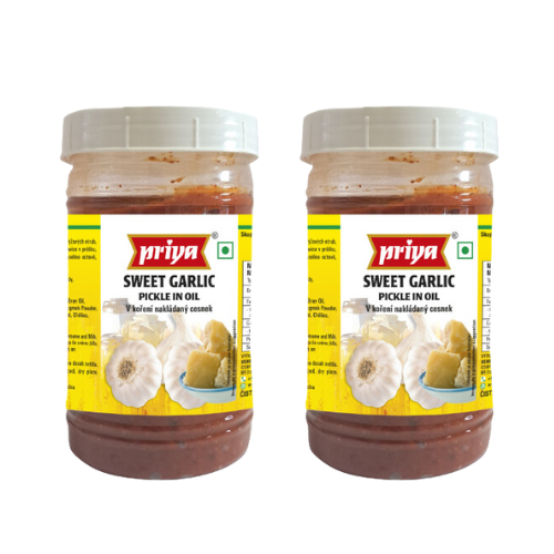 Priya Sweet Garlic Pickle - PET JAR (Bundle of 2 x 300g)