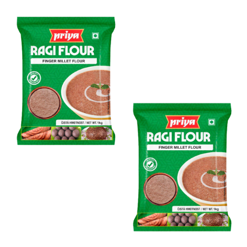 Priya Finger Millet / Ragi Flour (Bundle of 2 x 1Kg) - 2Kg