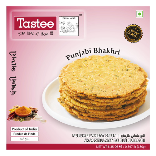 Tastee Bhakhari Punjabi (180g) - Sale Item [BBD: 28 February 2026]