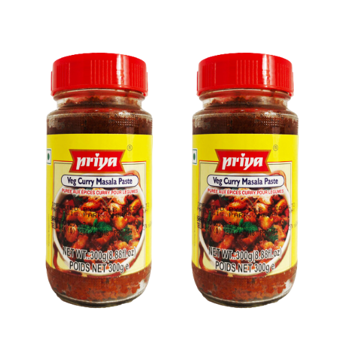 Priya Veg Curry Paste (Bundle of 2 x 300g)