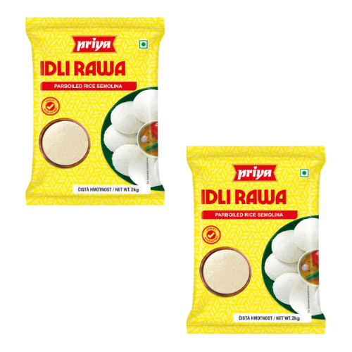 Priya Idli Rava (Bundle of 2 x 2Kg) - 4Kg