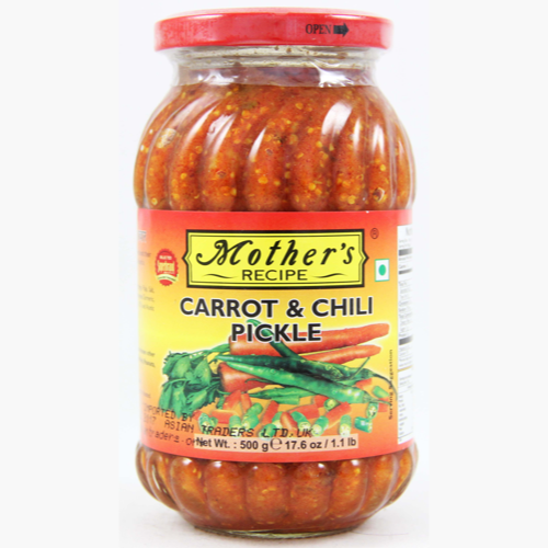 Mother's Recipe Carrot & Chilli pickle (500g) - Sale Item [BBD: 28 November 2023]