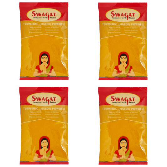 Swagat Turmeric Powder / Haldi Powder (Bundle of 4 x 100g)