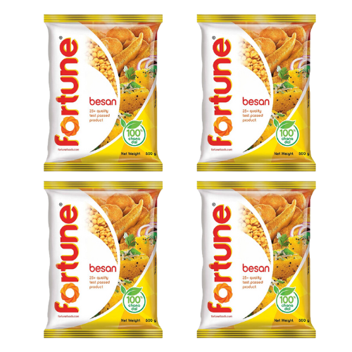 Fortune Besan / Gram Flour (Bundle of 4 x 500g) - 2Kg