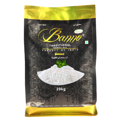 Banno Black - Traditional Basmati Rice (20kg)