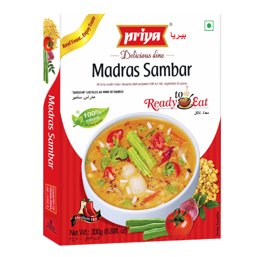 Priya Ready to Eat Madras Sambar (300g) - Sale Item [BBD: 3 November 2025]