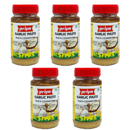 Priya Garlic Paste (Bundle of 5 x 300g)